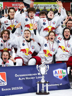 Red Bull Hockey Juniors sind wieder österreichischer AHL-Meister!