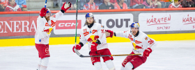 Red Bulls win again in Klagenfurt after extra time and have first final match puck 
