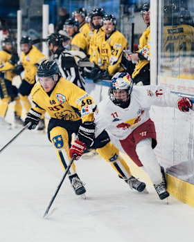 Red Bull Hockey Juniors lose narrowly against Celje Red Bull Hockey Juniors lose narrowly against Celje