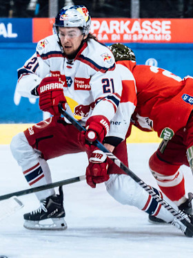 Red Bulls gewinnen harten Playoff-Fight in Bozen mit 3:2 Red Bulls gewinnen harten Playoff-Fight in Bozen mit 3:2