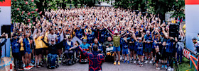 Almost 1,500 runners at the Wings for Life World Run in Salzburg's Volksgarten